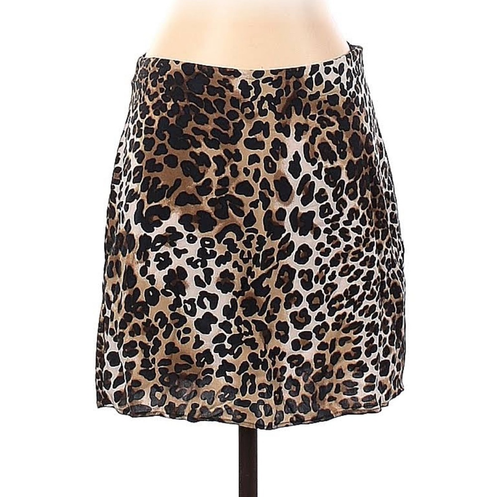 Abercrombie & Fitch Leopard Print Mini Skirt Size S